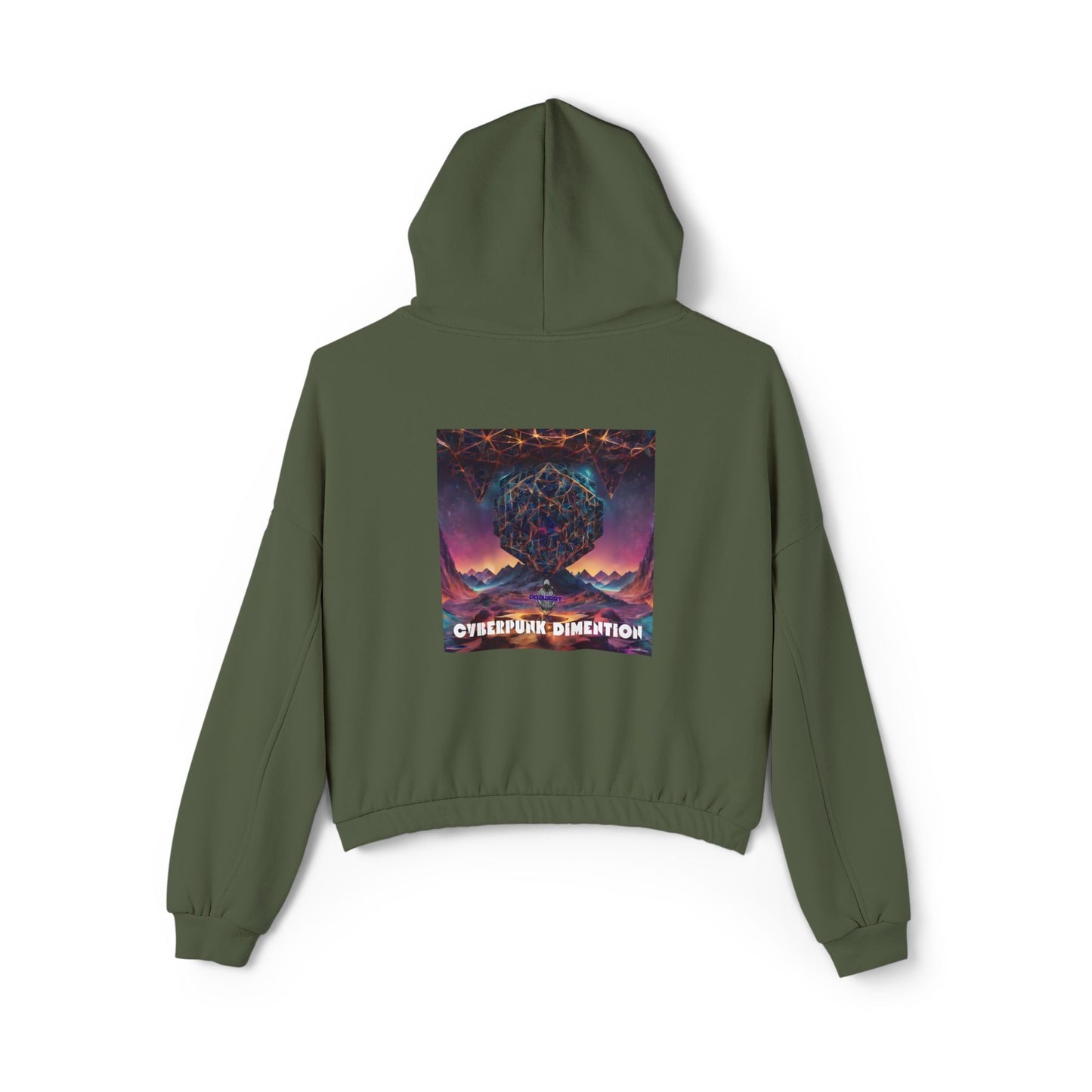 Cosmic Vibes Cinched Hoodie - Perfect for Dreamers & Adventurers