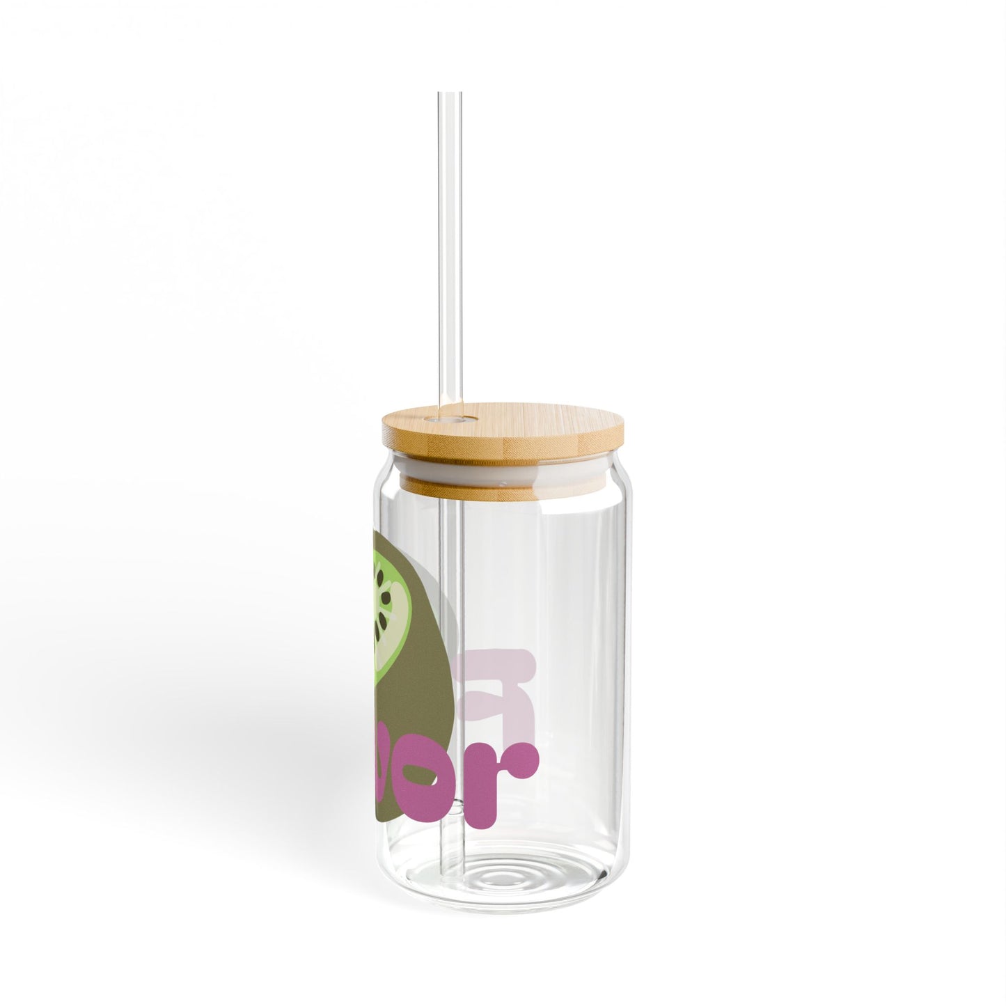 Glass Sipper - Kiwi Flavor 16oz