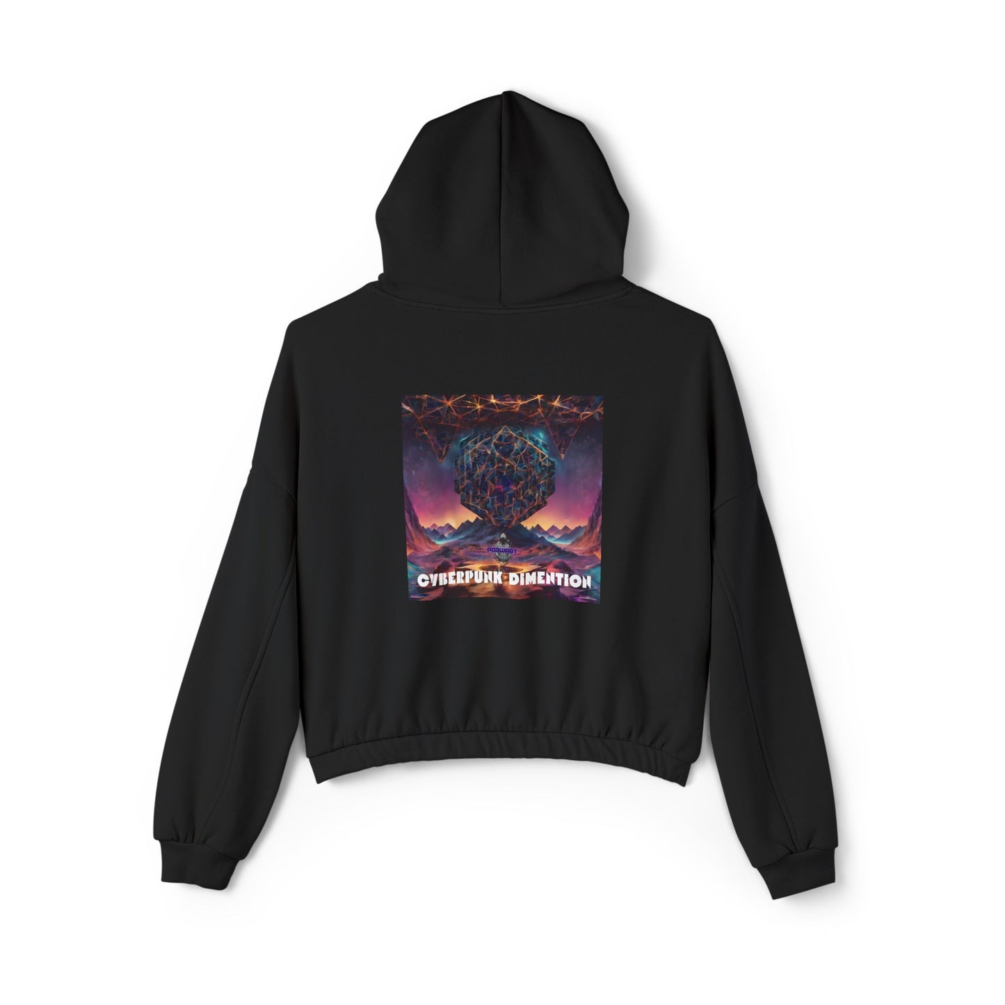 Cosmic Vibes Cinched Hoodie - Perfect for Dreamers & Adventurers