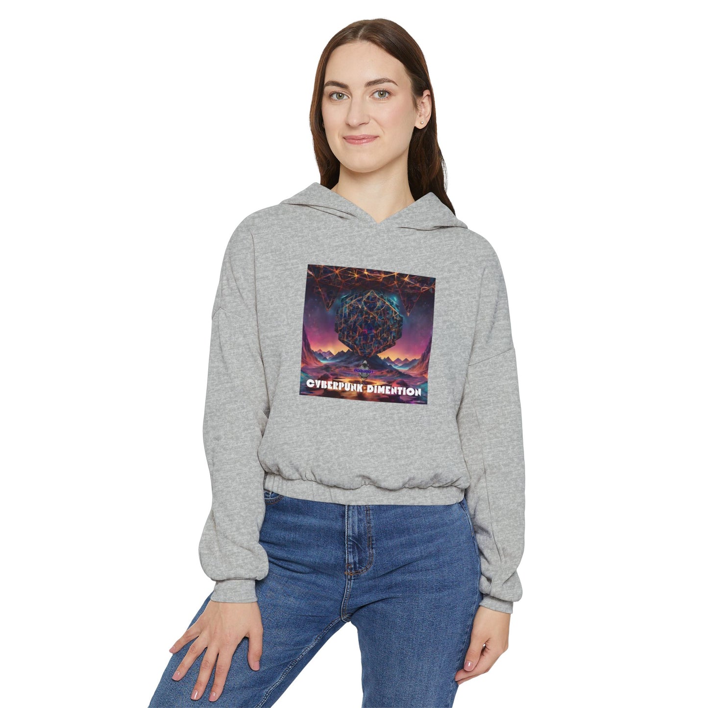 Cosmic Vibes Cinched Hoodie - Perfect for Dreamers & Adventurers