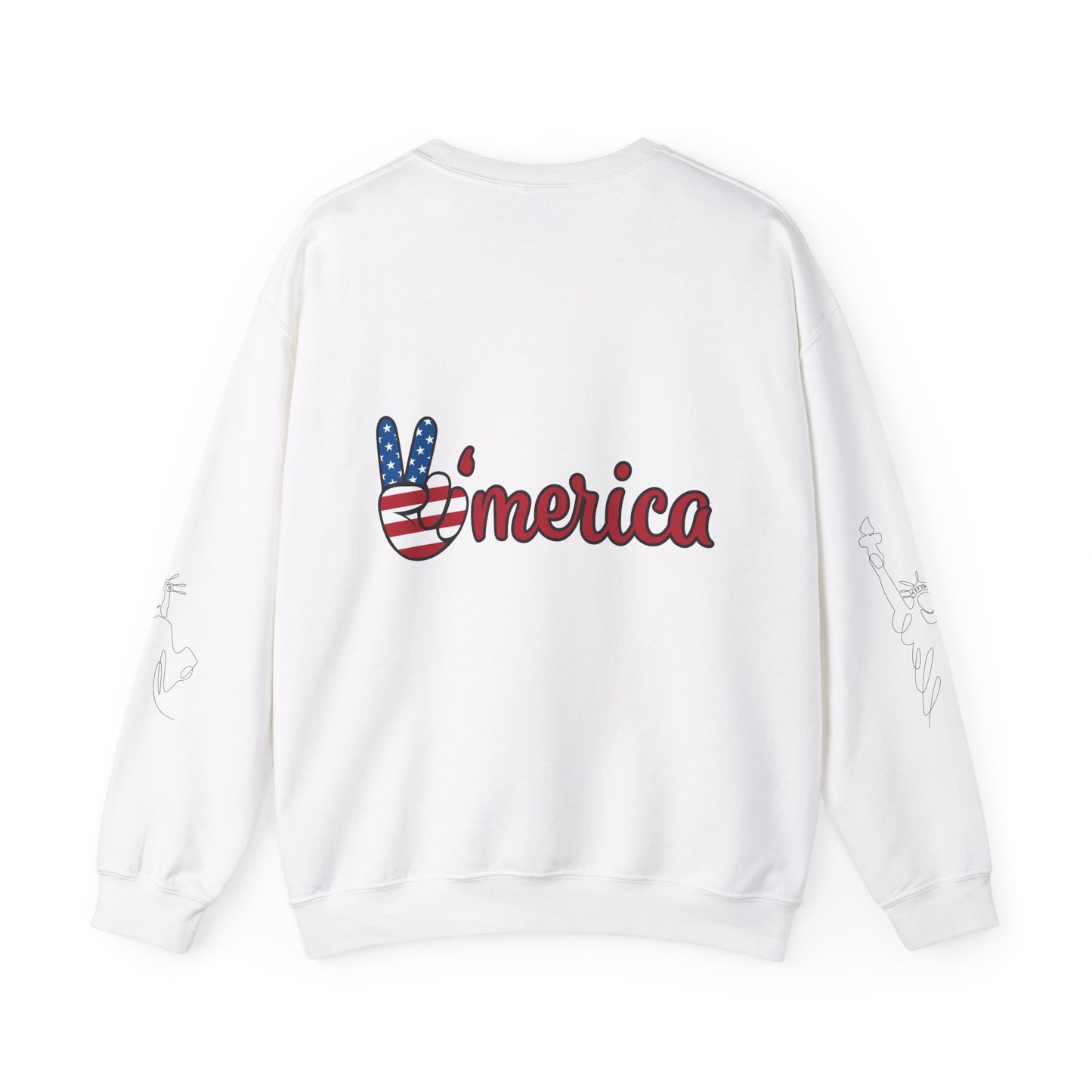 America Peace Love Style Sweatshirt