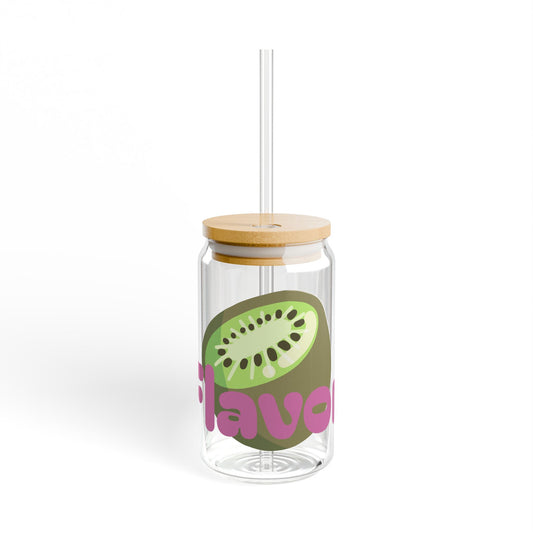 Glass Sipper - Kiwi Flavor 16oz