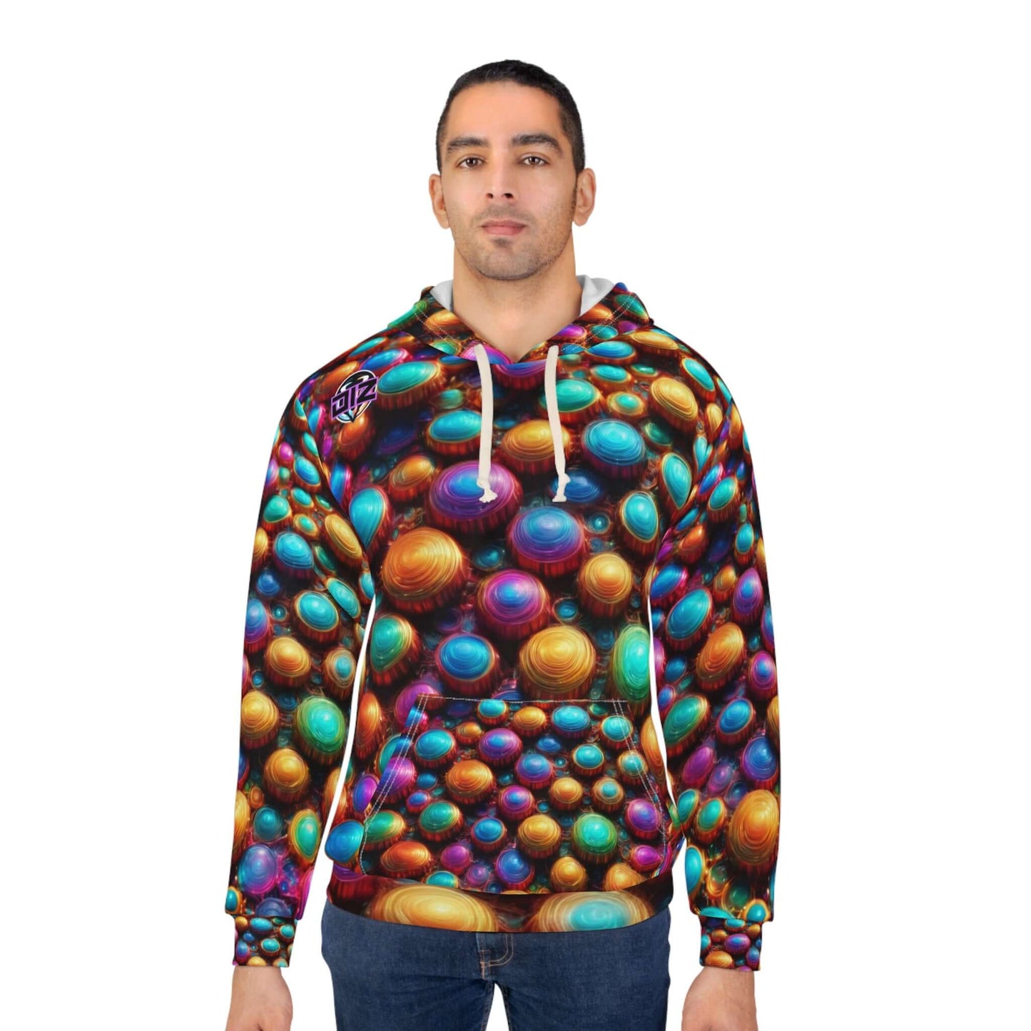 90s Bubble Style Hoodie