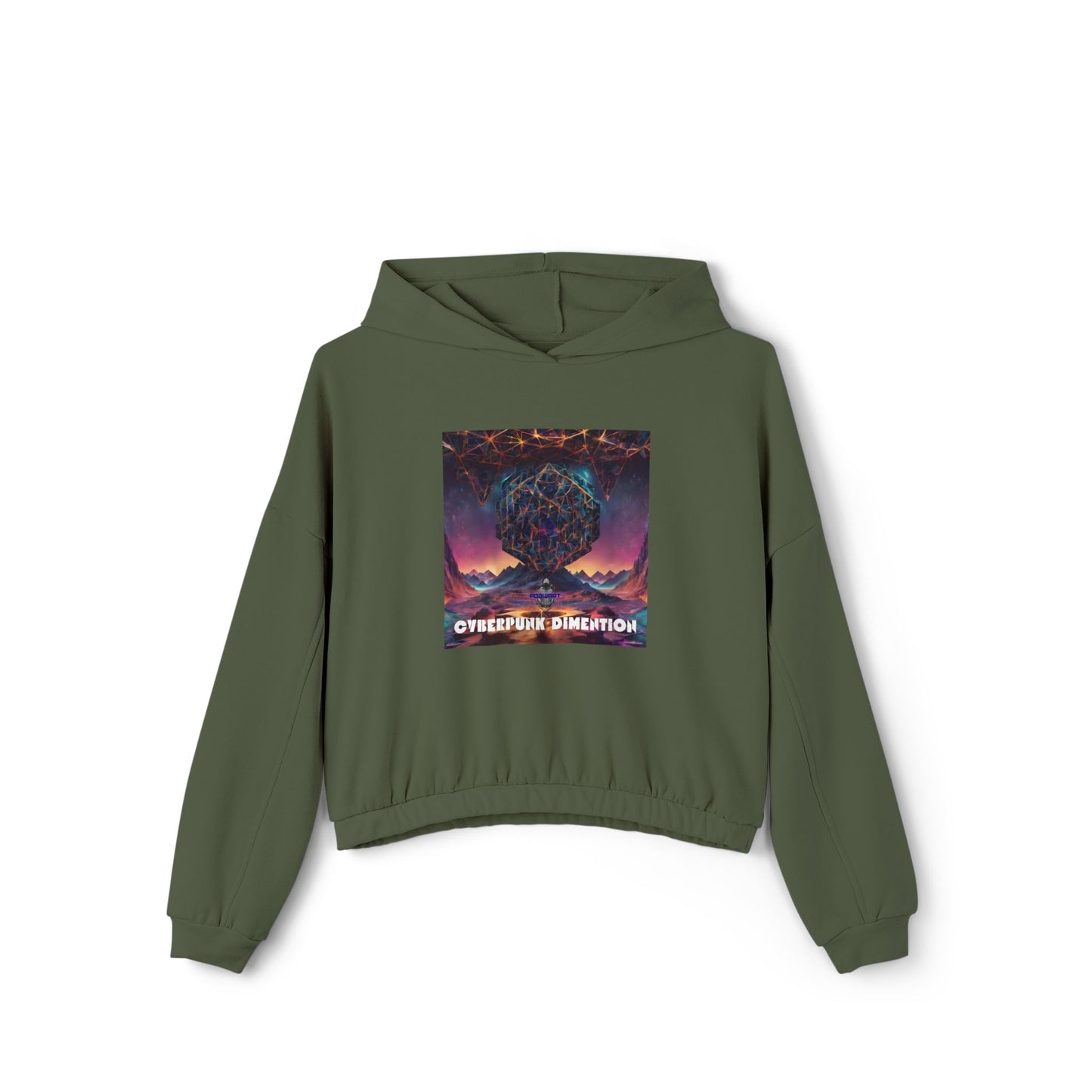 Cosmic Vibes Cinched Hoodie - Perfect for Dreamers & Adventurers