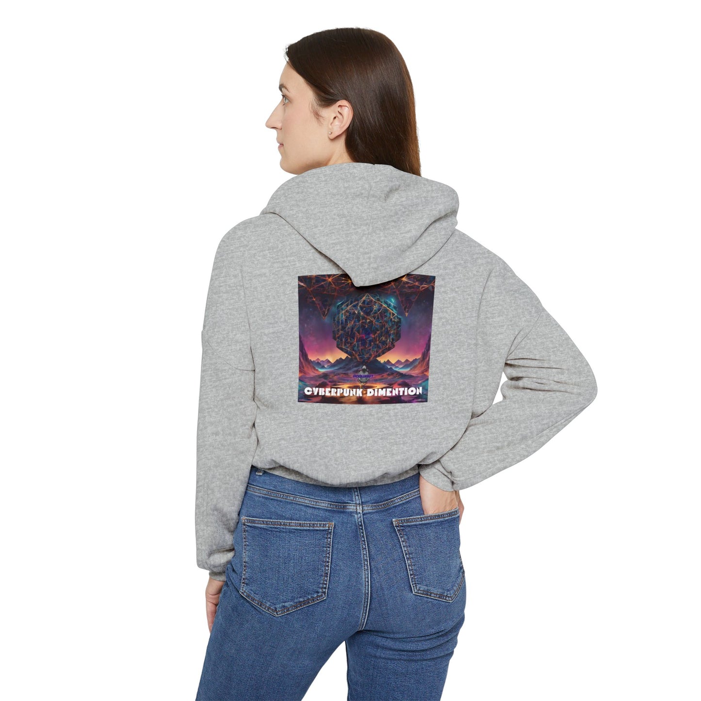 Cosmic Vibes Cinched Hoodie - Perfect for Dreamers & Adventurers