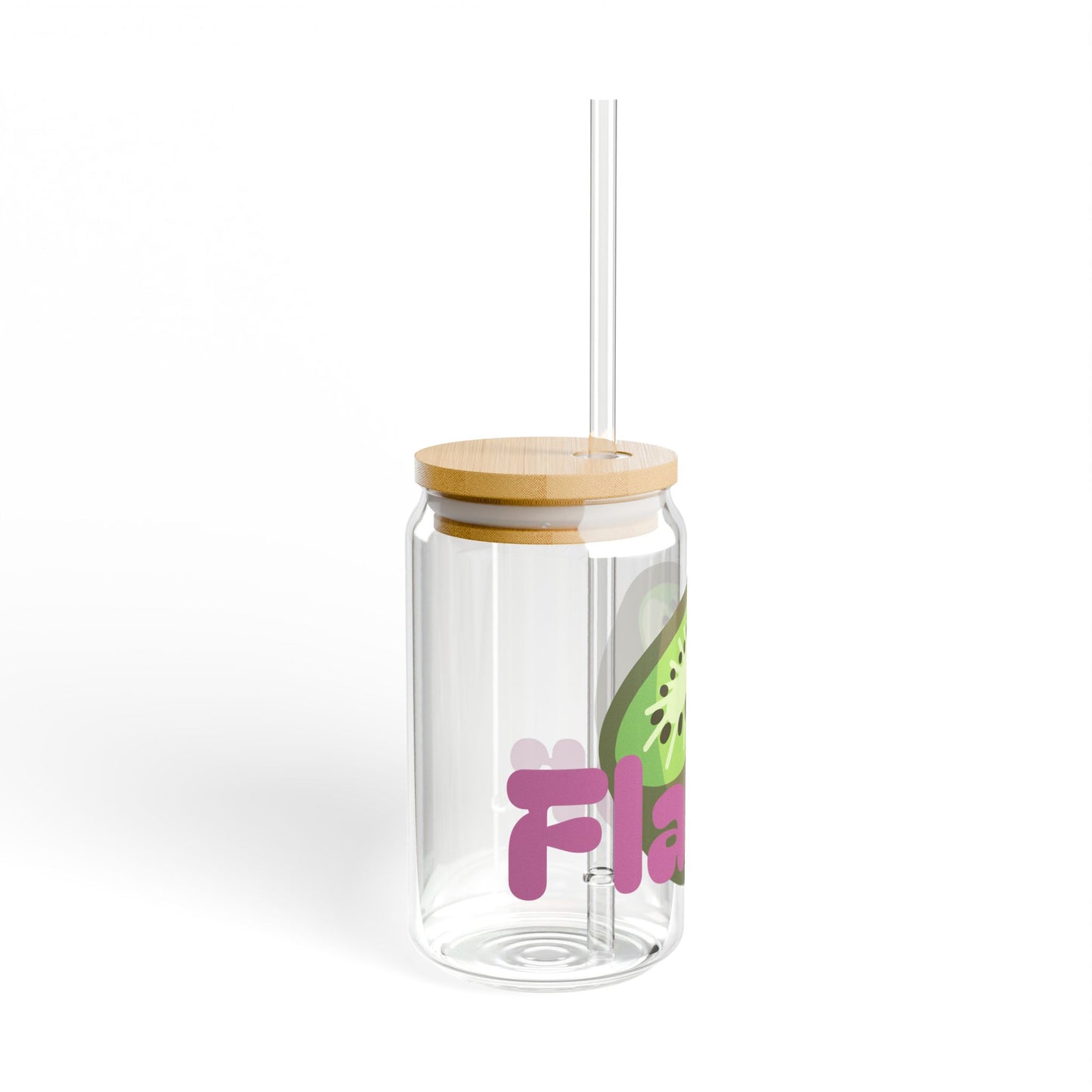 Glass Sipper - Kiwi Flavor 16oz