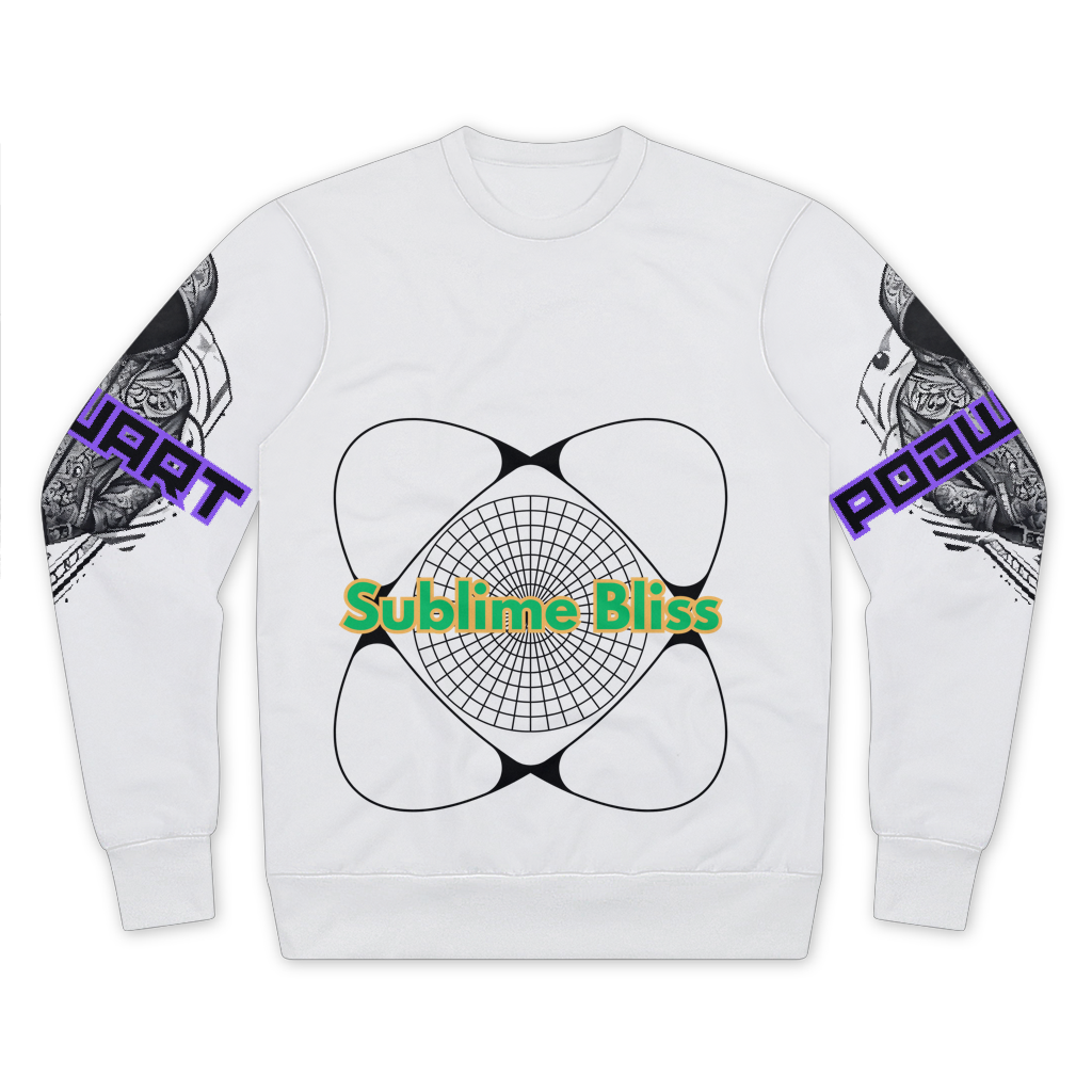 Masks Premium Cut and Sew Sublimation Unisex Sweatshirt