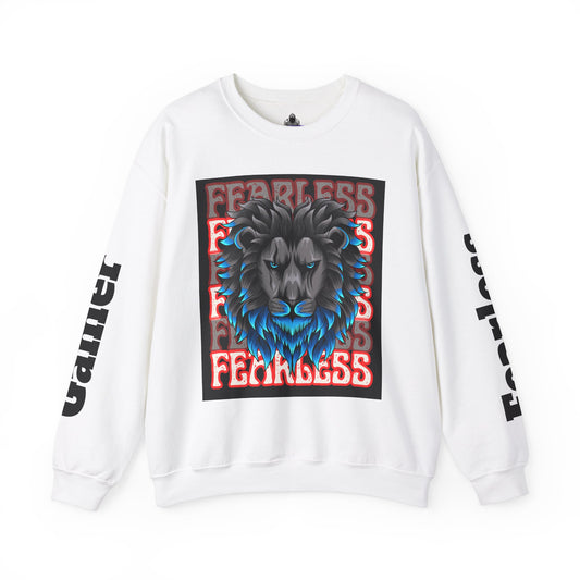 Fearless Lion Graphic Crewneck Sweatshirt