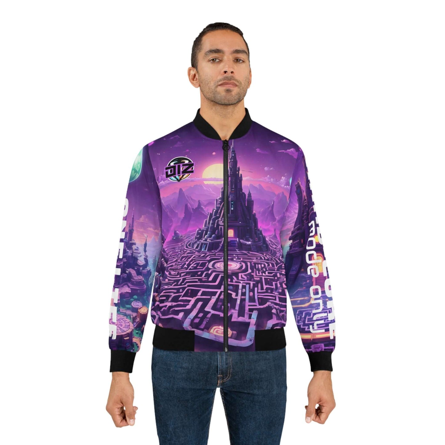 Men's Bomber Jacket - Gamer Hunting 4 Achievement Design